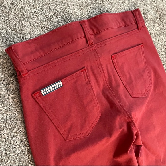 Blue Delta Jeans Men’s Size 30 x 30 Red Denim Mid-Rise Jeans Made In USA - Picture 13 of 14